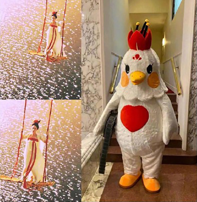 金鸡吉祥物曝光被网友吐槽是贵妃醉鸡
