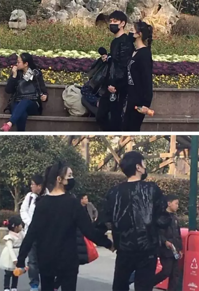 冯绍峰林允牵手游玩照曝光