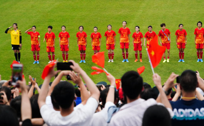 女足登场照片