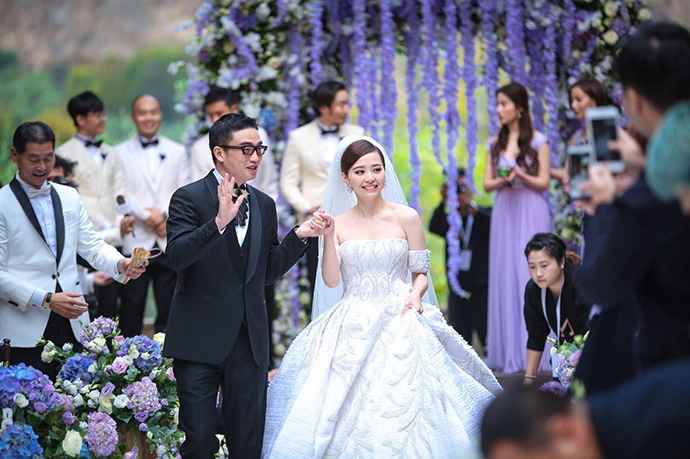 2016年张靓颖和冯柯在意大利的婚礼