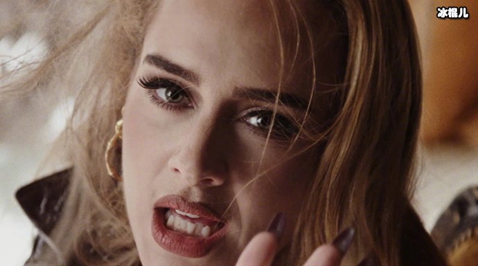 Adele的MV截图