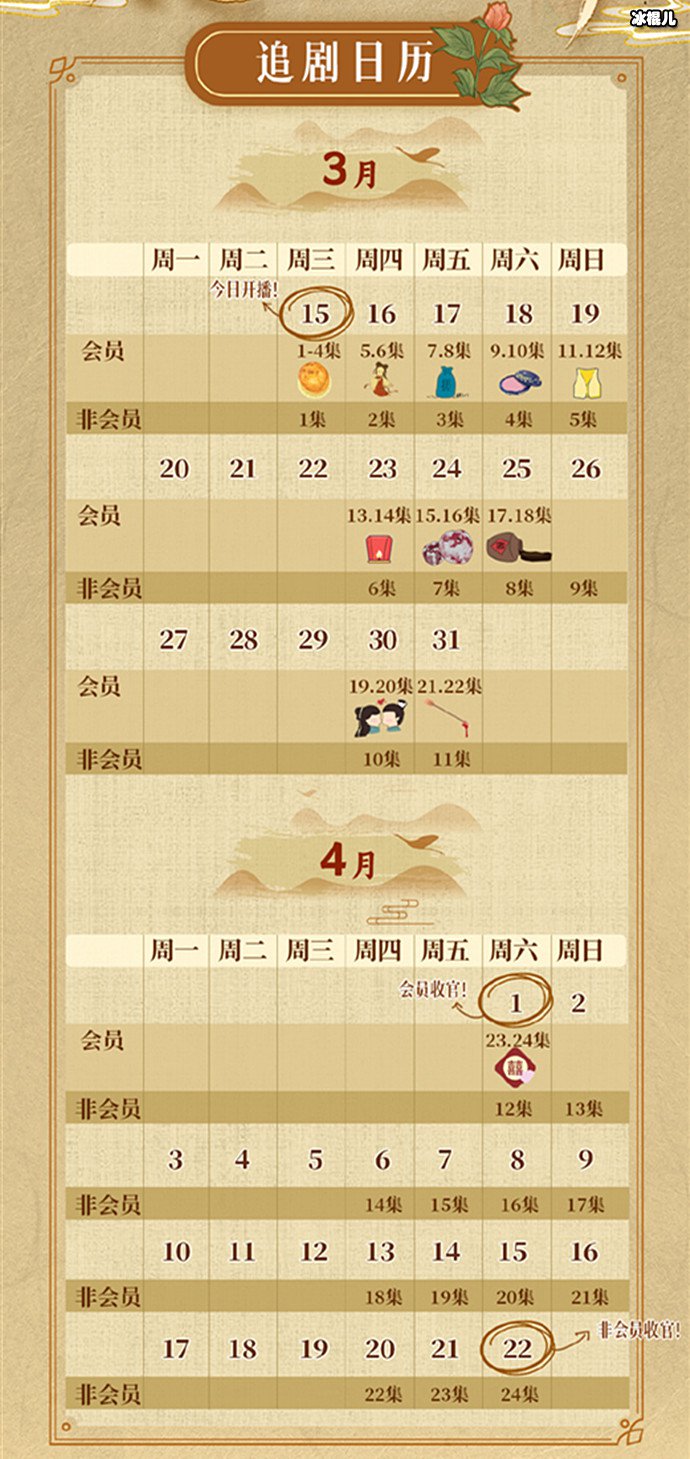 花琉璃轶闻追剧日历