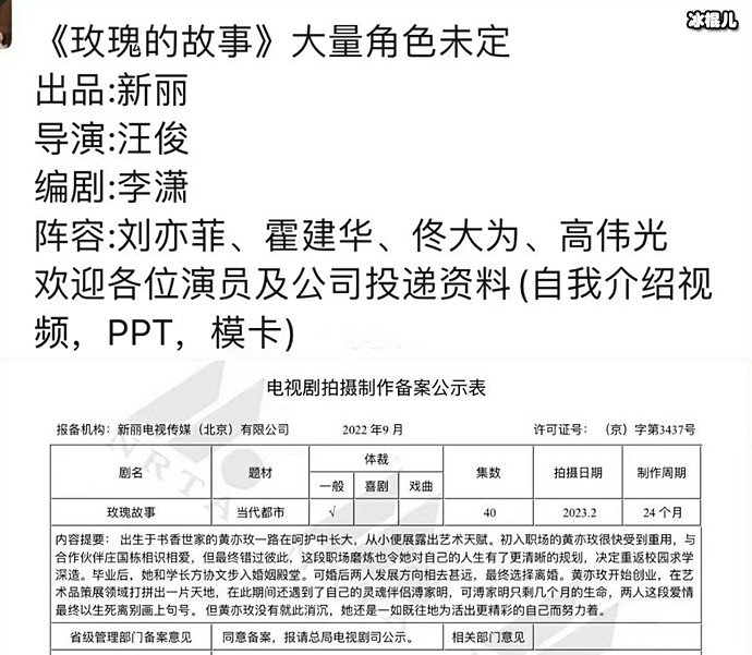 霍建华或将参演玫瑰的故事