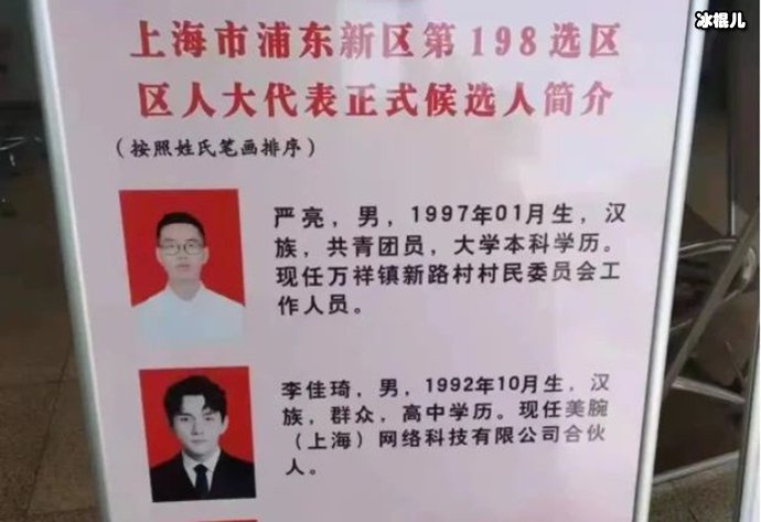 李佳琦的选举