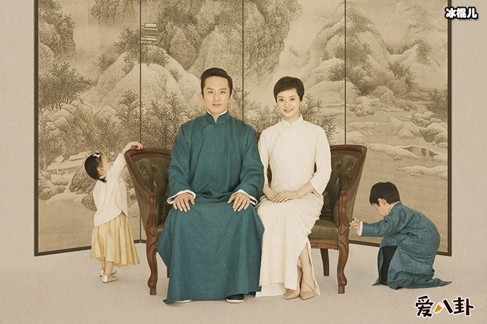 孙俪邓超全家福