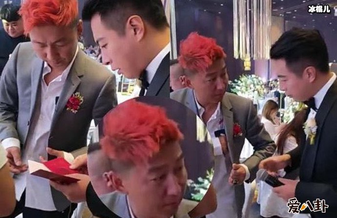 43岁陈羽凡戒毒后现身婚礼商演, 一头红发爆肥是要复出的节奏吗