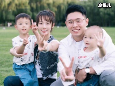 买超晒一家三口游玩照，大儿子古装扮相亮眼难道是要进军娱乐圈？