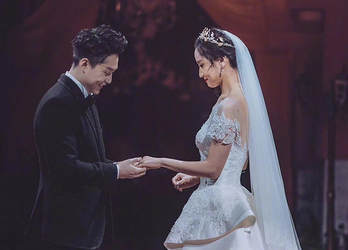 陈彦妃结婚照图片