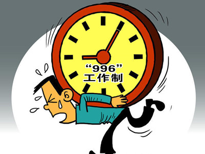 996这三个数字是什么意思，是谁定下的这个工作时间？
